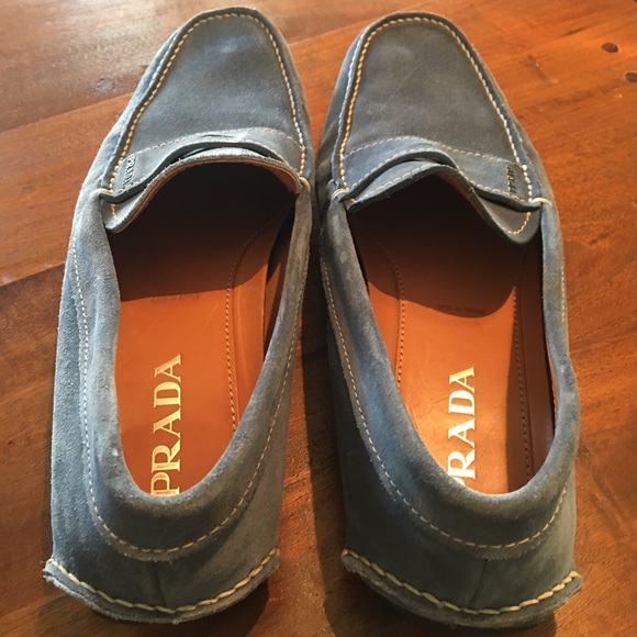 Prada Suede Loafers